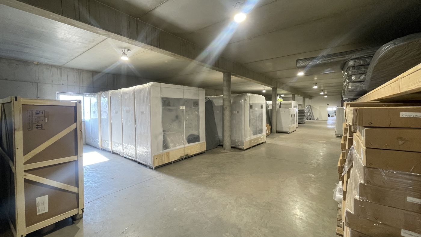 Verpackte Whirlpools und Swim Spas